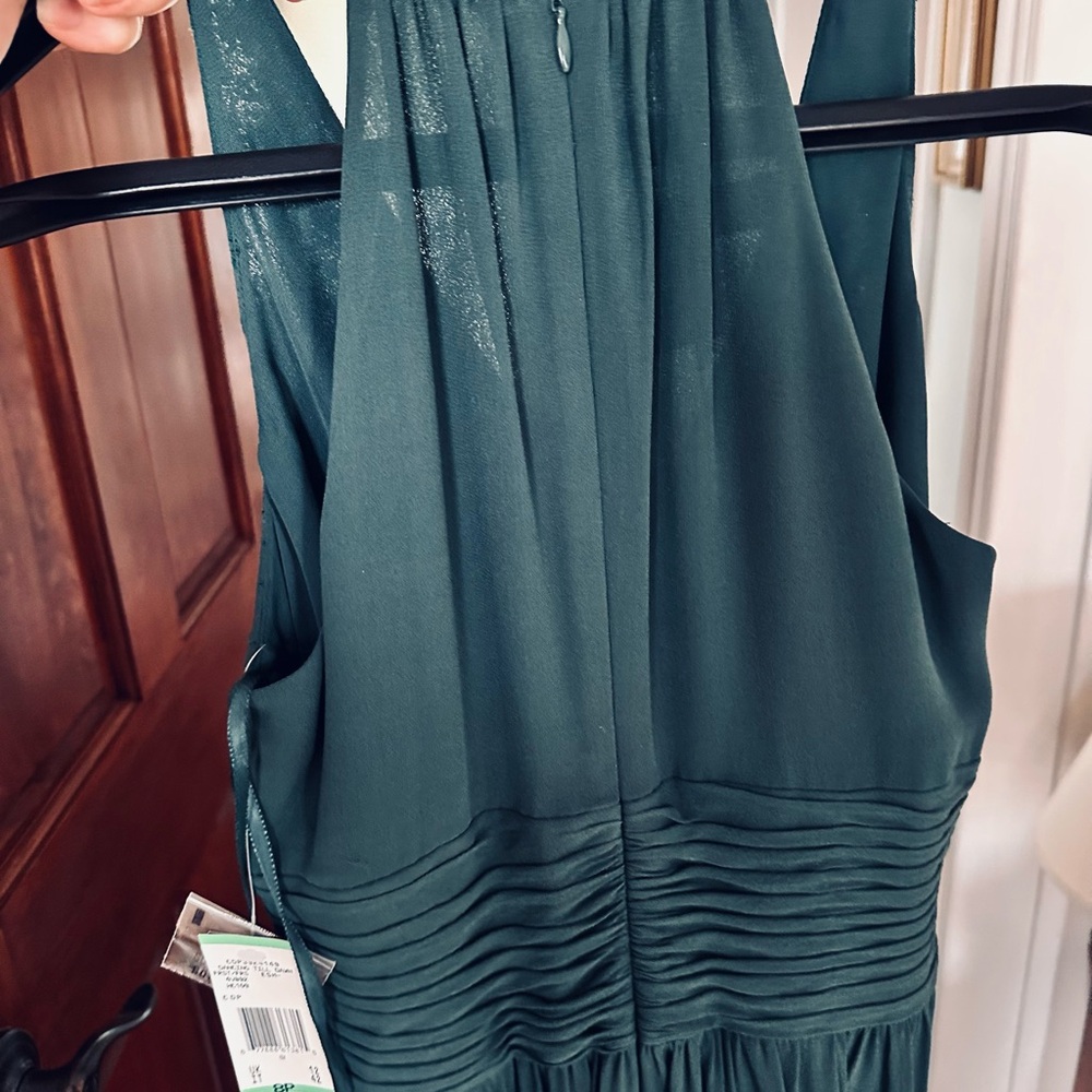 Anne Klein Teal Embellished Maxi Dress Cocktail Dress - NWT - Picture 6 of 10